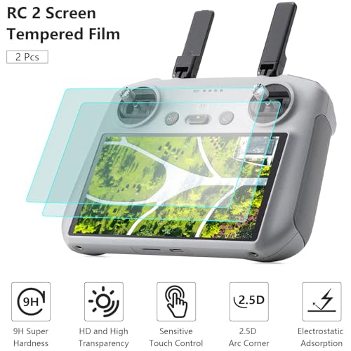 FPVtosky Kit de controle RC 2 mais protetor para acessórios DJI Mini 4 Pro, o kit inclui capa de par