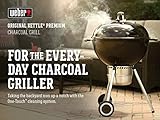 Weber Original Kettle Premium Charcoal Grill, 22-Inch, Black