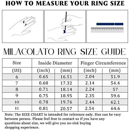 Milacolato ML-CJX-R0037-6MM-10 Sterling Silver Rings thumb #6