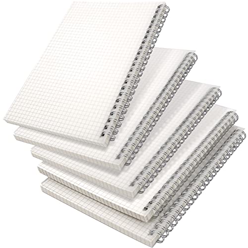 Carnets graphiques à spirales A5 Blcculi lot de 5 blocs de 80 feuilles lignées