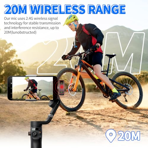Microphone cravate sans fil pour iPhone et Android avec réduction du bruit - 3