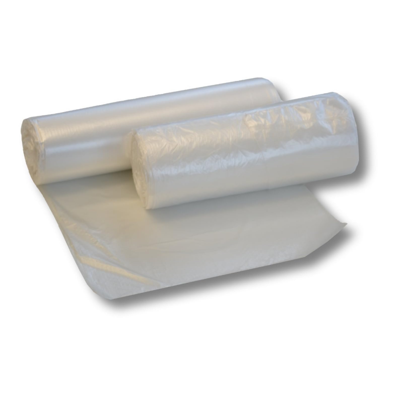 dm-folien Transparente Müllbeutel 60 Liter I 2000 Stück I 630 x 740 mm I Hochwertige Müllsäcke ohne Zugband I HDPE-Mülltüten 5,5 my I Premium Abfallsäcke für Restmüll I stabil & reißfest