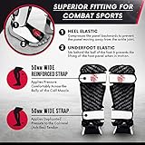 Valour Strike Shin Guards for Kickboxing Muay Thai MMA Karate Martial Arts Taekwondo or Kick Boxing | Sparring Pads to Guard Leg Foot & Instep | Protective Equipment for Safe Support in Training - Image 3