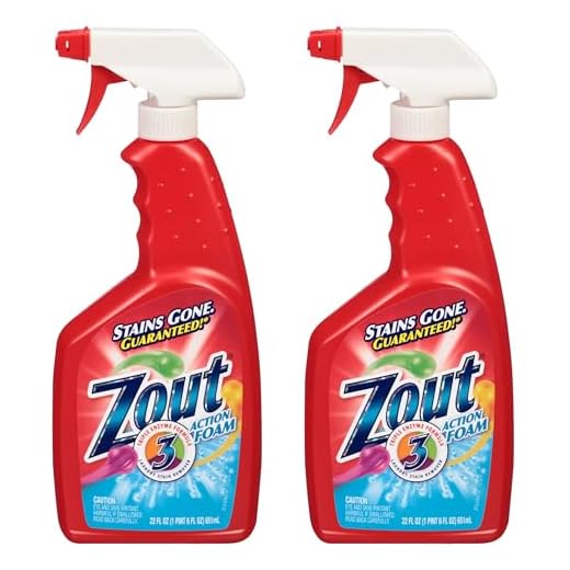 Zout Triple Enzyme Formula Laundry Stain Remover Foam - 22 oz - 2 pk