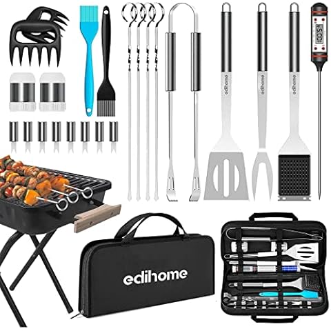 Set de Utensilios de Barbacoa Edihome de 25 Piezas Cover