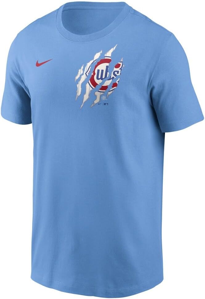 Nike Men's Chicago Cubs Alt Pinstripe T-Shirt