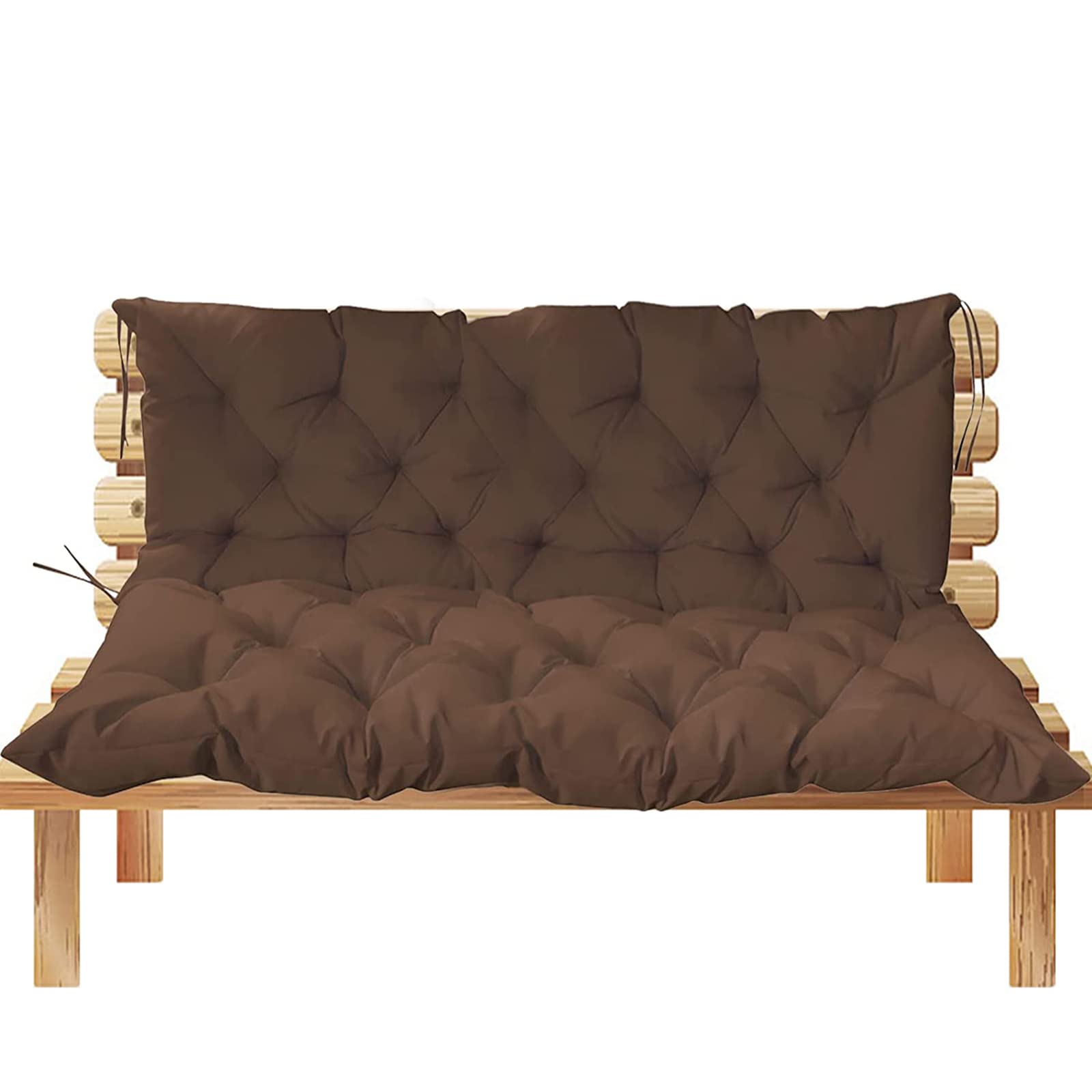 Buiten bankkussen, Swing Replacement kussens waterdicht, Dicken Patio Bank zachte schommelstoelen Pad Lounger Seat (H 40inx40inx4in(100x100x10cm))