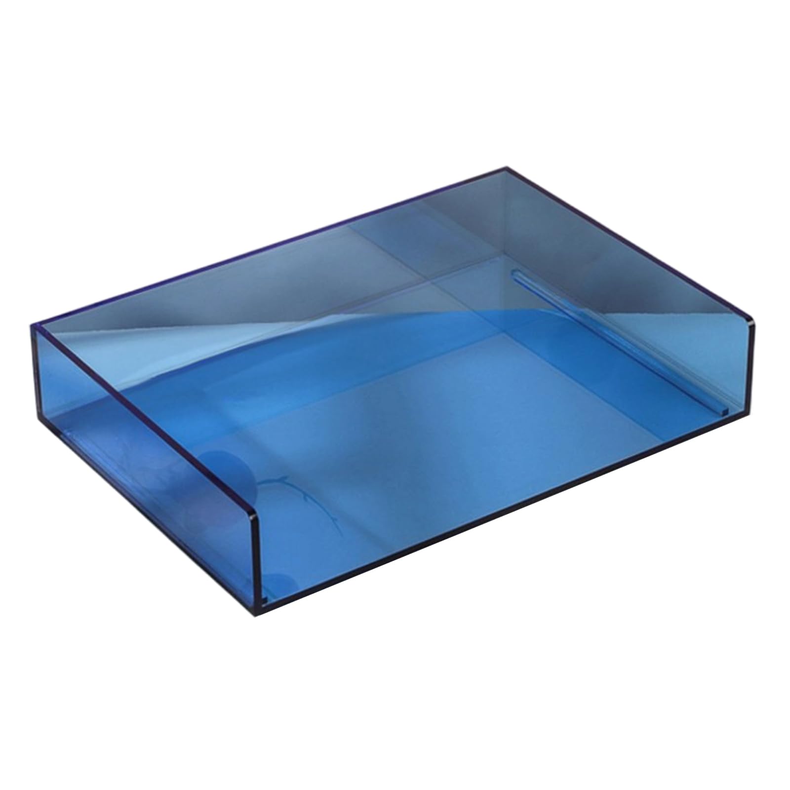 Geavonyg Space Saving Offices File Organizers File Holder with See Through Compartments for Efficient Document Management Systems Layered Desk Planner
