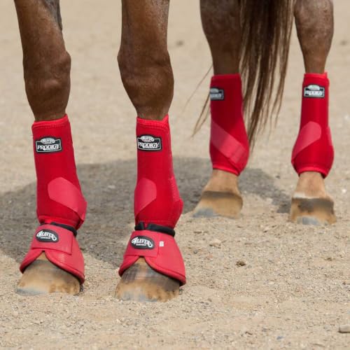 Image of Weaver Leather 4-pack Horse-boots, White, Medium US