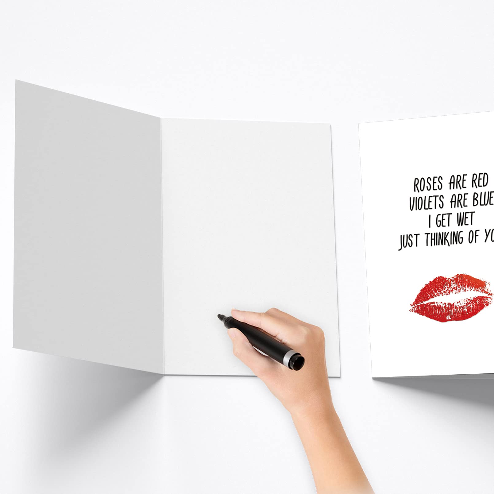 Onbeleefde Valentijnsdag kaart voor vriendin - ik hou van je met al mijn willy - ondeugende kaart - vriendje - echtgenoot - vrouw - paar - partner - jubileumkaart - ik hou