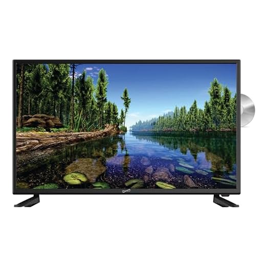 Supersonic SC-3222 LED Widescreen HDTV 32", Built-in DVD Player with HDMI - (AC Input Only): DVD/CD/CDR High Resolution and Digital Noise Reduction