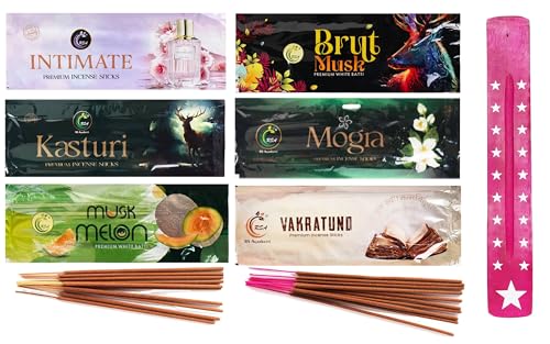 Incense Sticks Gift Set for Relaxation, Meditation, Positivity, Stress Relief