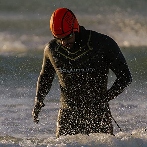 BUDDYSWIM Neoprene Swimming Cap 2.5 mm Swimming in Open Water. Swim Cap Neoprene Insulation Cold, Easy Closure, Diving - Image 4