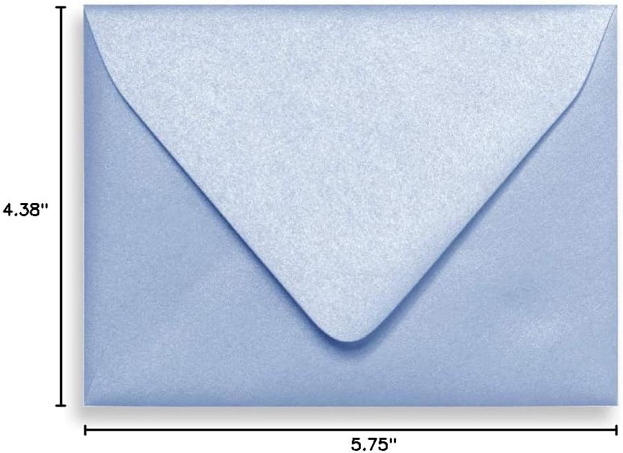Sky A2 Euro Curved Flap Invitation Envelopes - Pack of 50