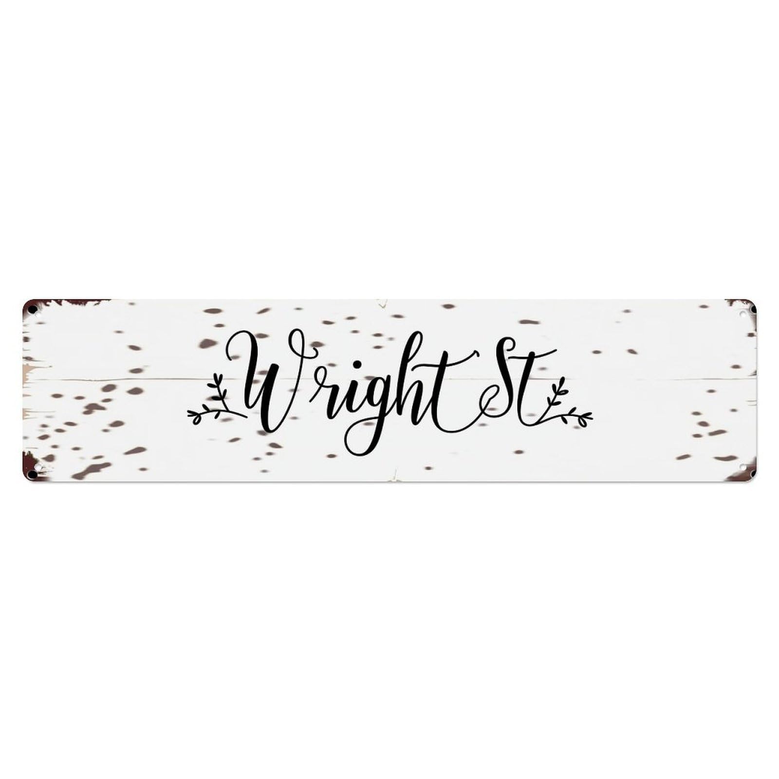 Jdyaojiesheng Vintage Plank Background With Script Text Tin Sign Retro Metal Wall Decor Metal Poster, Home Bar Garage Farmhouse Cafe Wall Art Decoration 4X16inch