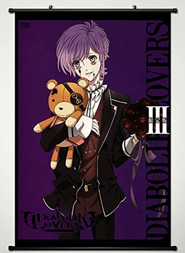 Wall Scroll Poster Fabric Painting For Anime Diabolik Lovers More Blood Sakamaki Kanato 038 L