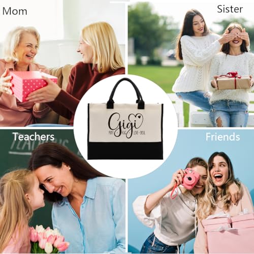 Image of Gkwa Canvas Tote Bag for Gifting, Women Cotton Canvas Bag, Reusable Shopping Bag
