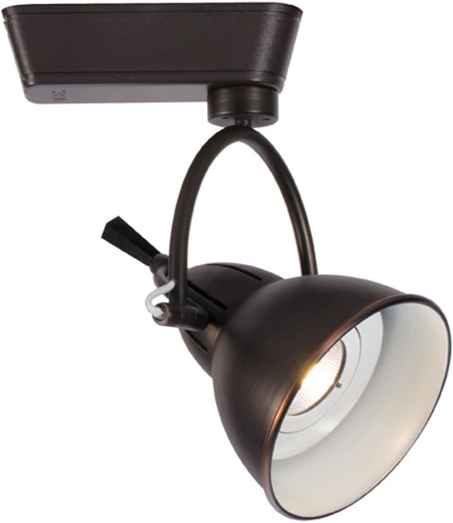 WAC Lighting H 30-AB Cartier H Series LED710 LED Low Voltage Track Head Finish, Flood 3000K, Spot Beam, Antique Bronze
