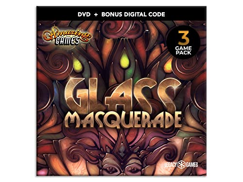 Amazing Puzzle Games: Glass Masquerade - 3 Game Pack, Pc Dvd With Digital Download Codes #TOP25