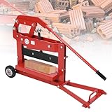 ETOYA Manual Block Splitter Paving Cutter with Wheels, 0-11.8in Adjustable Cutting Thickness, Heavy-Duty Paver Splitting Tool for Brick, Stone, Granite, Marble & Concrete Landscaping