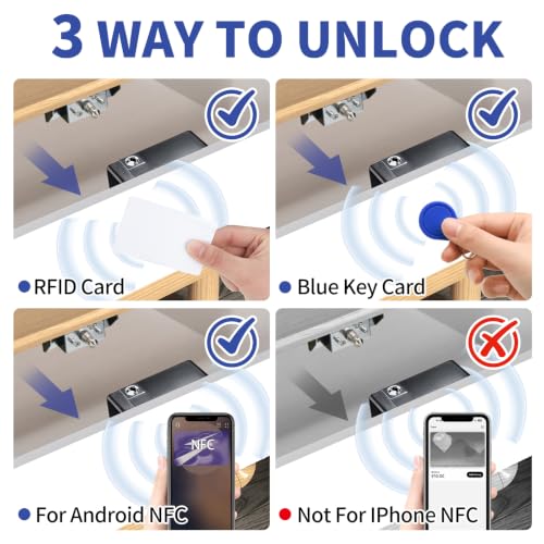 Verrou électronique RFID pour protéger le tiroir et la boîte à outils