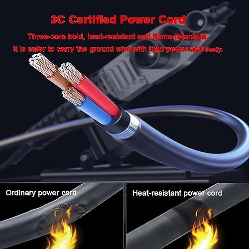 Professionale PPR Tubo Saldatore 20-63mm Digitale Presa Fusione con Anti-Block Dies, Piatto di riscaldamento in alluminio per sistemi d'acqua in plastica PE PB, Dissipazione di calore efficiente