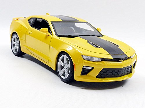 Chevrolet Camaro SS 2016 a Escala 1:18 Amarillo miniatura 6