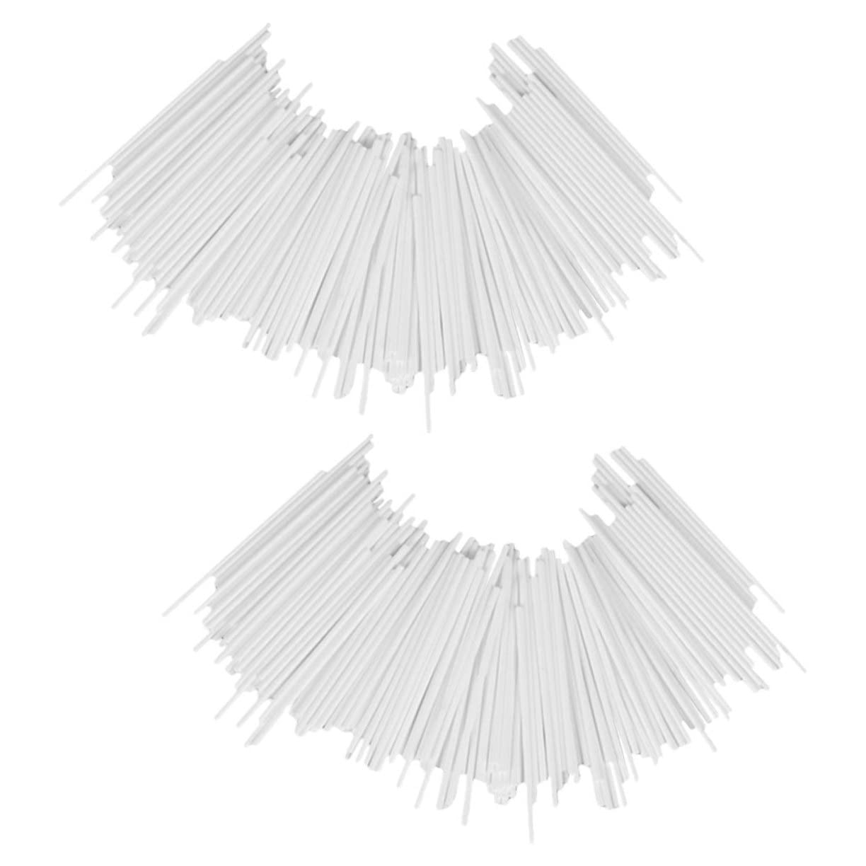 STOBAZA 200Pcs Lollipop Sticks for DIY Candy Making Decorative Cake Sticks Reusable Paper Sucker Sticks for Homemade Treats Smooth Surface Safe