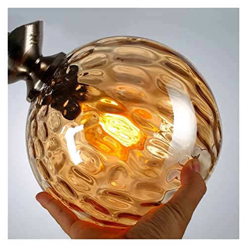 Éclairage d'intérieur suspension boule de verre style rétro - 8