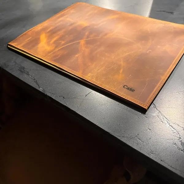 Distressed Leather Placemat and Coasters Set, Handmade Placemats for Dining Table, Personalized, Set of 6