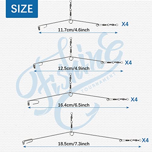 16 Pcs In Pack Automatic Fishing Device Stainless Steel Spring Loaded Ice Fishing Automatic Hook Setter Automatic Hooksetter Fishing Hooks With Spring For Ice Fishing Survival And Trapping #TOP1