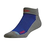 Drymax Maximum Protection Trail Run 1/4 Crew Turn Down, Sharman, Royal/Red/Anthracite, W7.5-9.5 /...