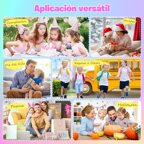 Miniatura 8 de Dislocati Regalo Niña 3-12 Años,Micrófono Karaoke 2 Microfonos Inalambricos Unicornios Para Niñas Karaoke Infantil Juguetes Niña 3-12 Años Bluetooth 5.3 Juguete Musical Con Luces Y Efectos De Sonido