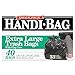 Handi-Bag HAB6FTL40 Super Value Pack Trash Bags, 33gal, .65mil, 32.5 x 40, Black, 40/Box