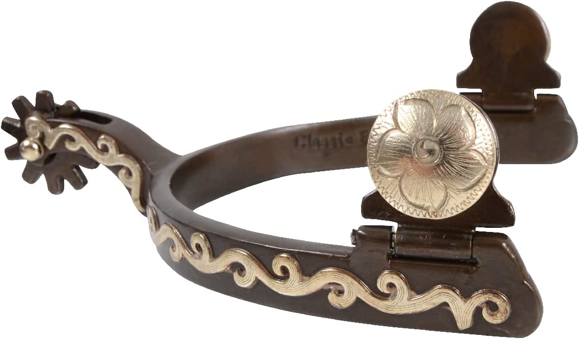 Classic Equine Scroll 12pt Youth Spurs