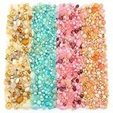 GWEOR Lot de 270 à 300 jolies perles assorties pour la fabrication de bijoux, perles kawaii en acrylique MaehSab pour la fabrication de bracelets, colliers, cordons de téléphone
