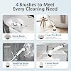 TUYU Electric Spin Scrubber, Full-Body IPX7 Waterproof Bathroom Scrubber with Power LCD Display, Adjustable Extension Handle, Cordless Shower Cleaner Brush for Bathtub Kitchen Wall Cleaning #2
