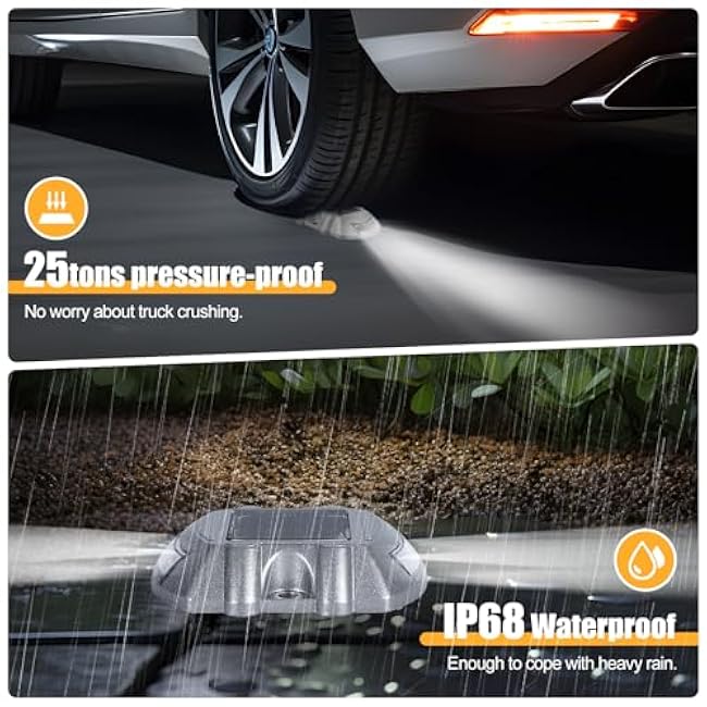 Solar Pathway Lights LED Bright White Solar