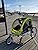 Booyah Large Pet Bike Trailer Dog Stroller & Jogger with Shocks Non Tipping. Green/Yellow