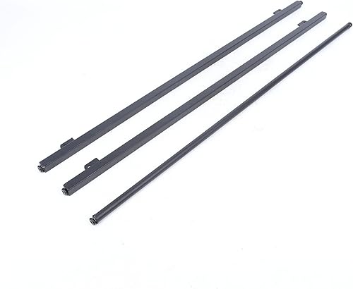 Miniatura 4 de Estante de cristal para botellas de vino montado en la pared de 3 capas, estante de metal rústico para vino, estante de metal para botellas de metal