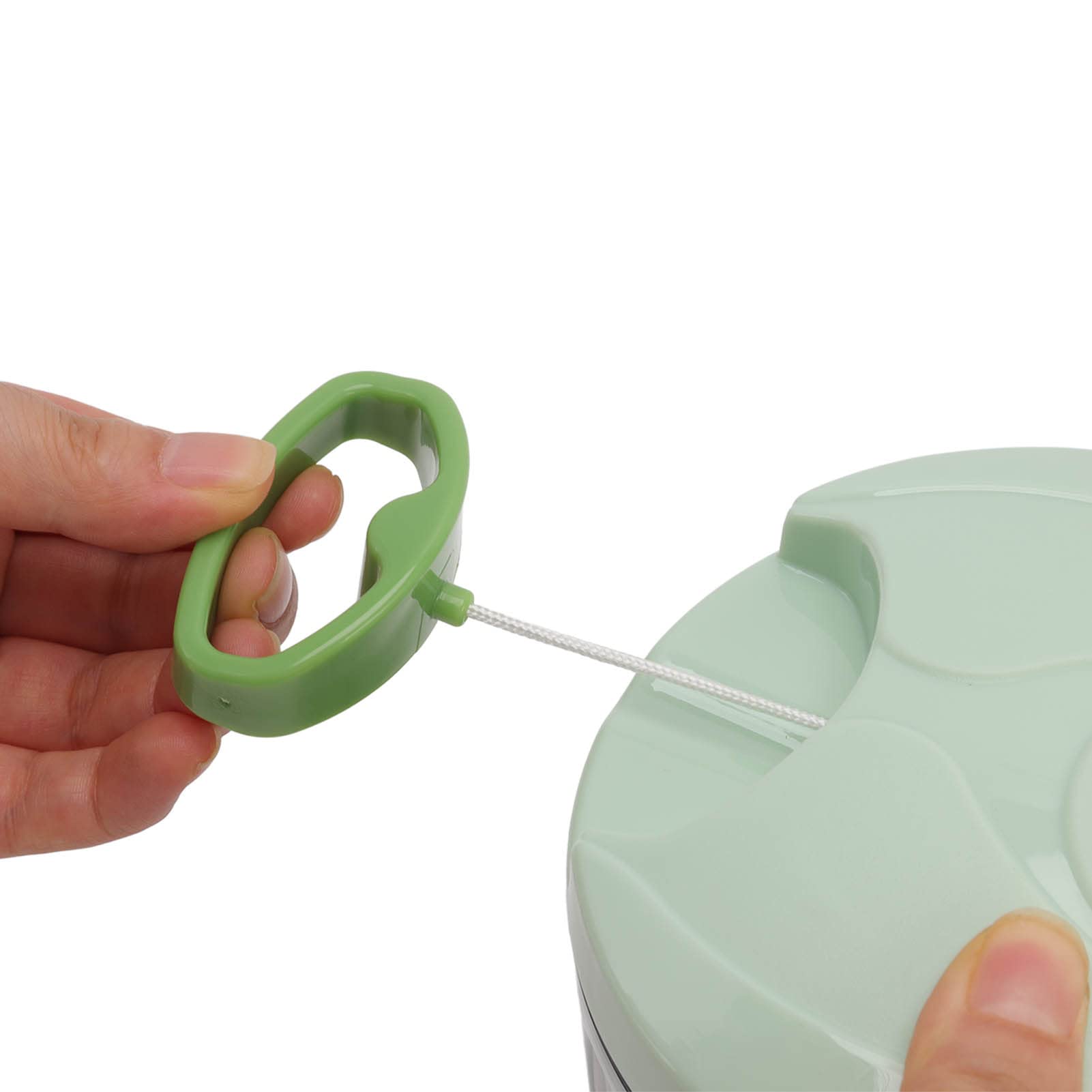 ANGGREK Manual Meat Grinder with Stainless Steel Blade, Multifunction Handheld Vegetable Chopper for Kitchen, Small Pulling, Food Grade Material