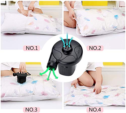 Air Pump Air Mattress Pump For Inflatables Blow Up Pool Raft Bed Boat Toy, Quick-Fill Electric Air Pump For Outdoor Camping, Inflatable Cushions, Air Mattress Beds, Boats, Swimming Ring(Ac/Dc 50W) #TOP4