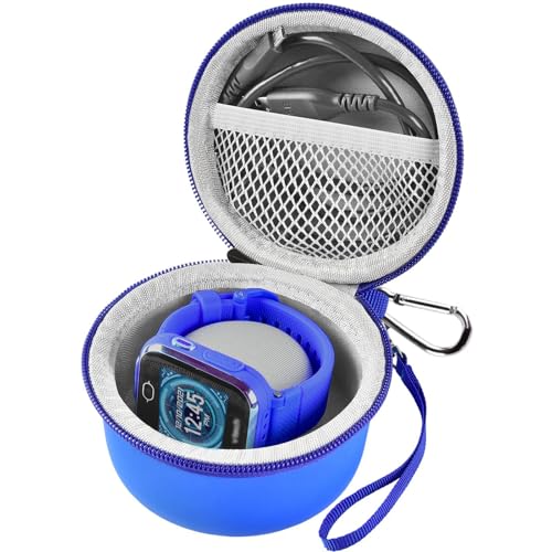 Image of Case Compatible with VTE ch KidiZoom Smartwatch DX2, DX3, for Little Tikes Tobi/Watch 2/for Gizmo Watch, Kid Watches Carry Box for VTech Kidizoom Smartwatch DX and Accessories (Bag Only) - Blue