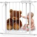 Baby & Mom Baby Safety Metal Gate with Walk-Through Door, Locking System and 1 Extension, 29-to-39 Inch