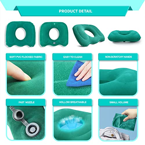 Hemorrhoid Pillow-Donut Pillow For Tailbone Pain-Sciatica Pain Relief Pillow-Butt Pillow For Postpartum＆After Surgery-Coccyx Cushion-Suitable For Man And Women At Home＆Office Chair(Green) #TOP7