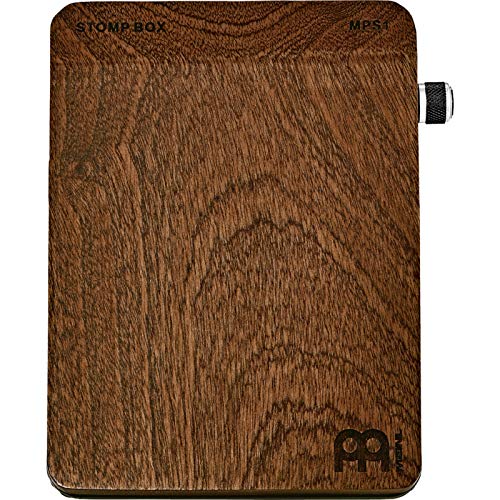 Meinl Percussion Analog Stomp Box - Analoges Pedal - Stampf Soundeffekt - Mit Ausgangsbuchse - Mahagoni, Braun (MPS1)