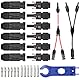 KEEHOM Solarkabel Y-Verteiler, 4-6 mm² 1 Paar Solarpanel 1Y2 10AWG Y Stecker Fotovoltaik Kabel Wasserdicht Gemäß IP68 Stecker Werkzeug, Solar Stecker Set, Photovoltaik Toolkit für Solarpanel Plug