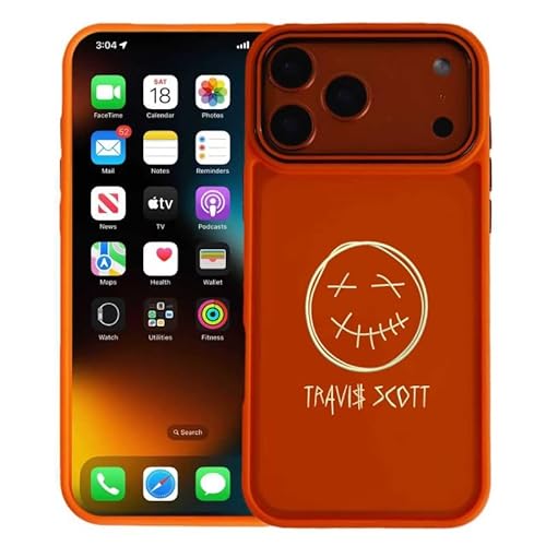 �g�����B�X�E�X�R�b�g Travis Scott ���{�� iPhone 17/16/15/14/13�P�[�X �I�����W�F �A�C�t�H��17/16/15/14/13�P�[�X �������w�� �X�}�z�P�[�X PC�w��TPU�o���p�[ �w��h�~ ���ϖh�~ �R�ۉ��H �C�菝�h�~ 