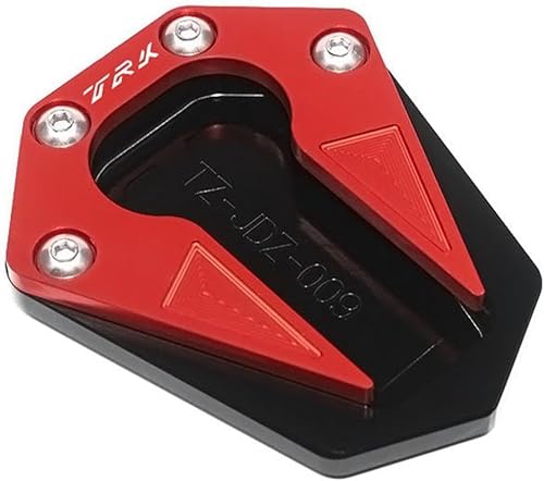 Para Benelli para TRK502 para TRK502X BN600GS BN600 BJ600 TRK 502X BN 600 motocicleta CNC Kickstand Soporte de extensión lateral Almohadilla de