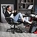 LEMBERI Gaming Chairs with Footrest,Ergonomic Video Game Chairs for Adults,Big and Tall Chair 400lb Weight Capacity, Racing Style Computer Gamer Chair with Headrest and Lumbar Support
